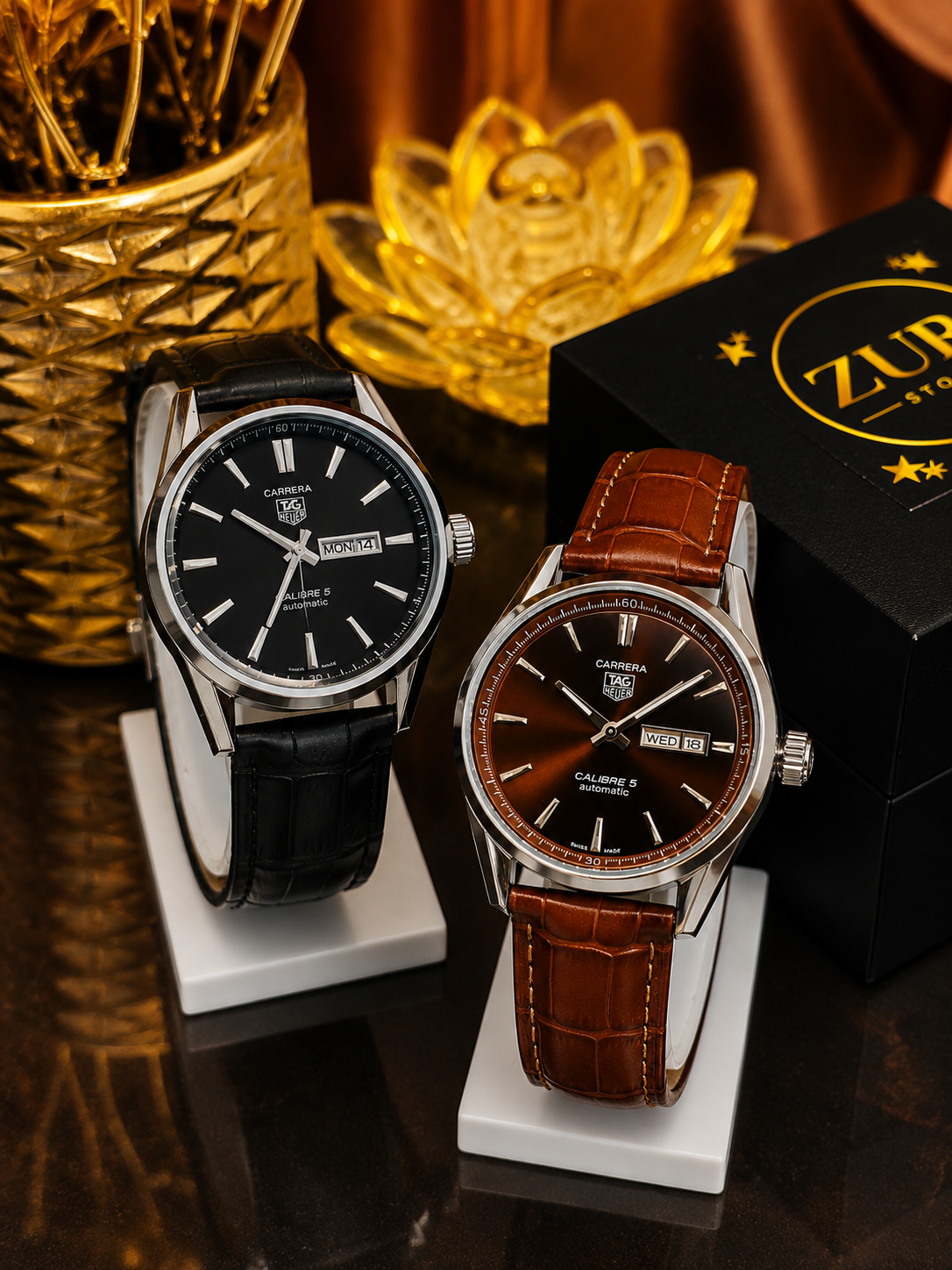 CARRERA.         LEATHER STRAP Watch